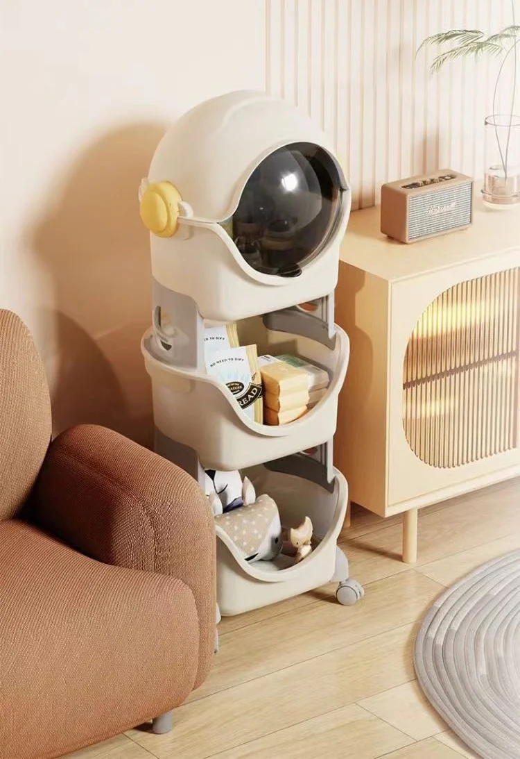 High quality Stroller Storage Rack For Baby Supplies Baby  Storage Mobile Snack Rack Children Picture  Bookcase Bookshelf