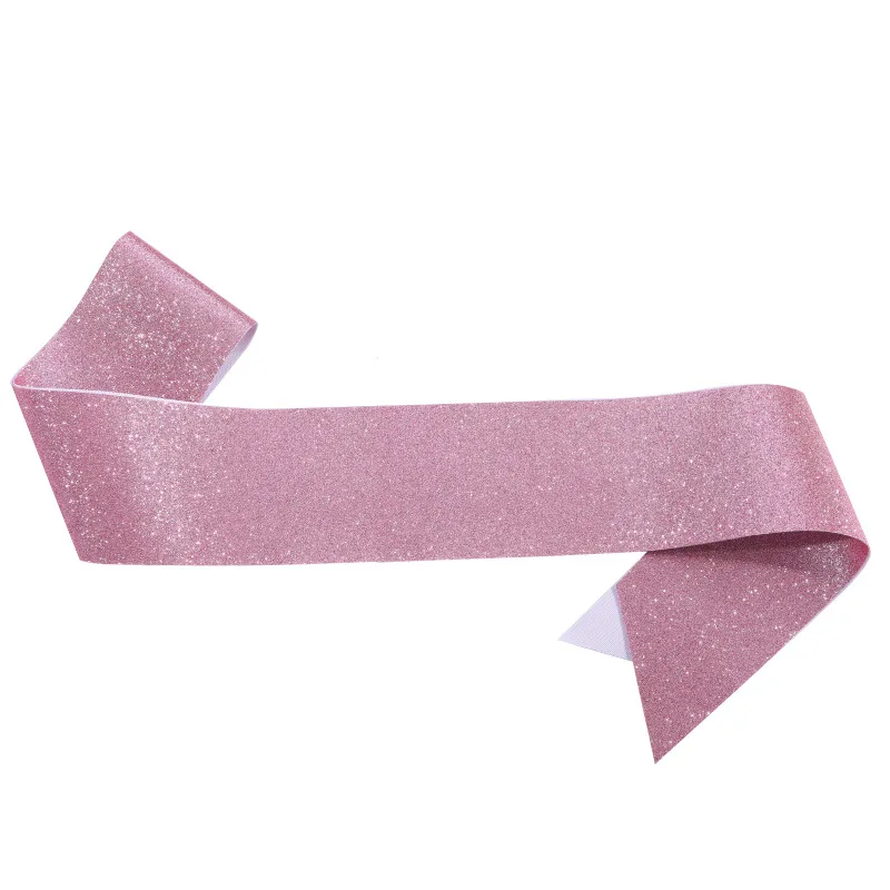 blank shoulder strap green onion powder cloth can still DIY all kinds of birthday wedding party belt