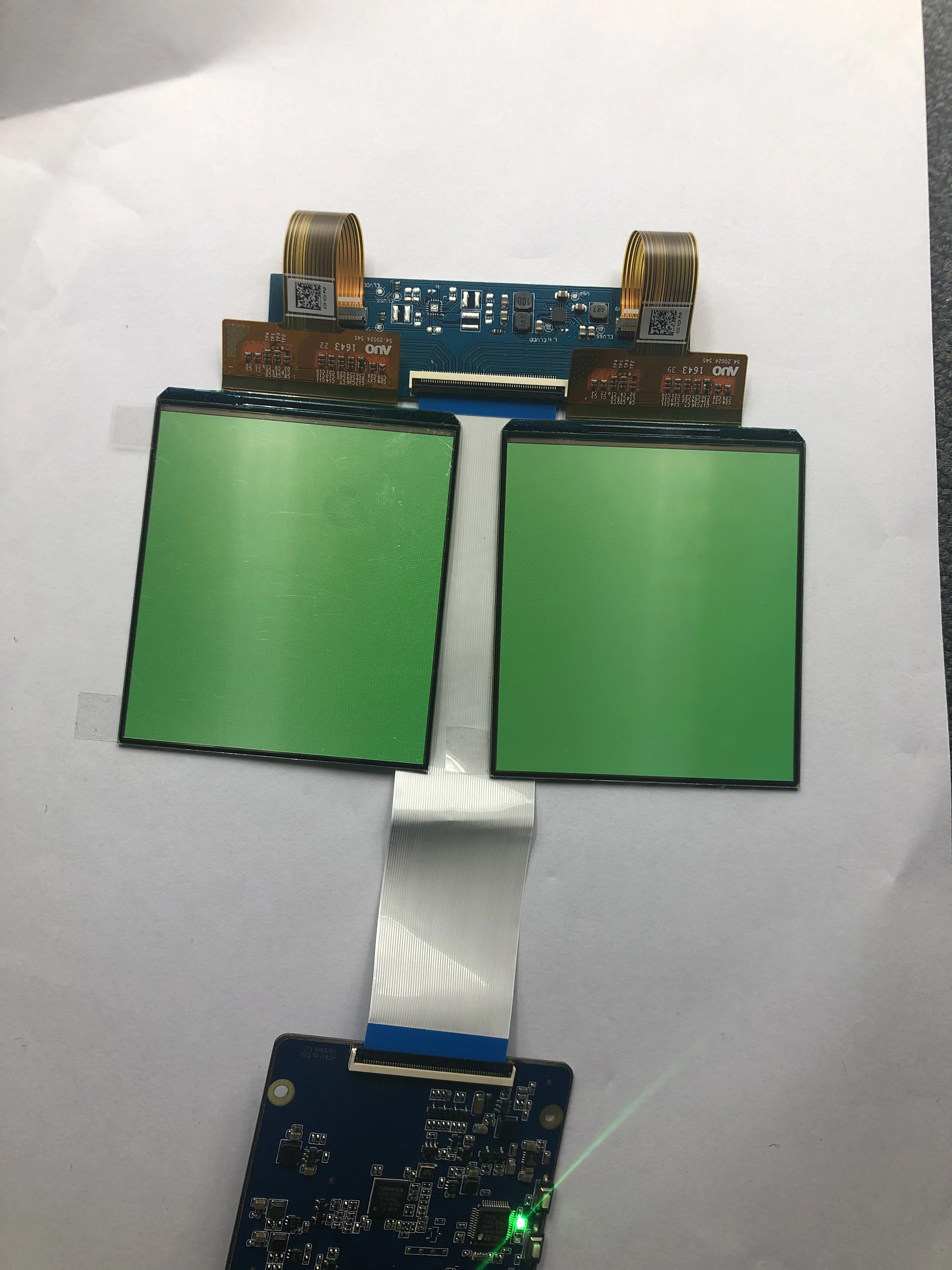 39 pins OLED Display 3.8 inch 1080x1200 AMOLED Screen 90hz with h-dmi MIPI board H381DLN01.2 for VR Headset hmd Virtual Reality