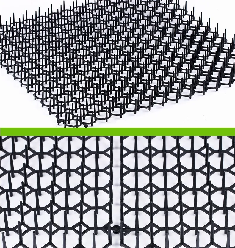 Popular Anti Cats Dog Network Digging Stopper Flat Prickle Strip Outdoor Garden Deterrent Device Cat Deterrent Scat Spike Mat