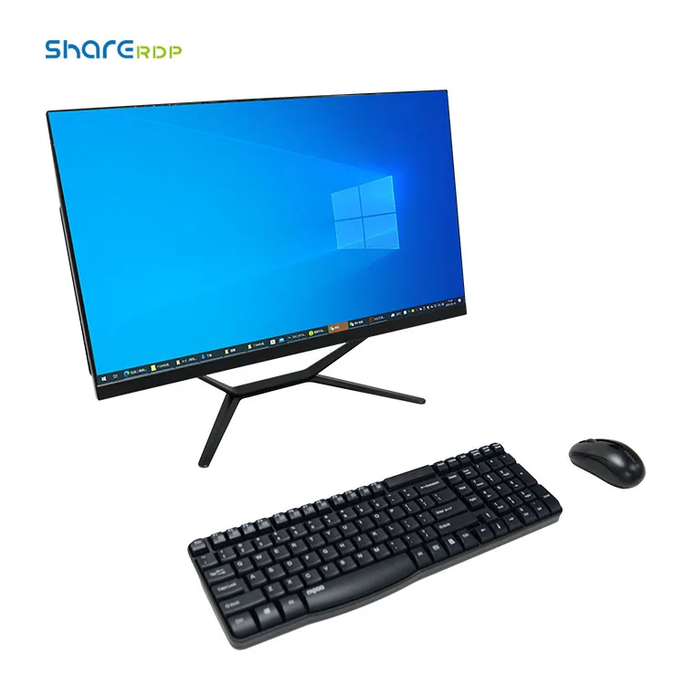 Sharerdp Factory Black White H510 H610 All-in-one Monoblock AIO Desktop Computer 23.8 Inch Touch Screen All In One PC Chassis