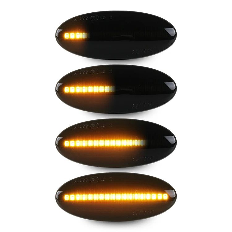 for 2007~ dynamic side marker indicator flowing flash light side turn signal lamp for Nissan Qashqai J10 X-trail T31