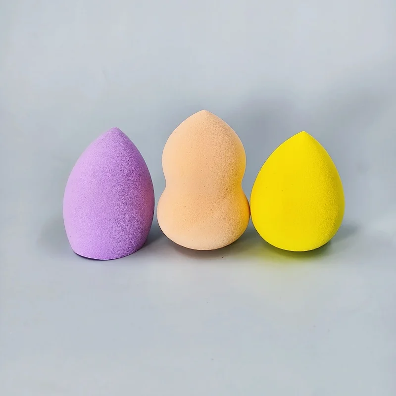 Super soft beauty egg set Do not eat powder powder puff stand gourd splash student water drop oblique cut beauty tool