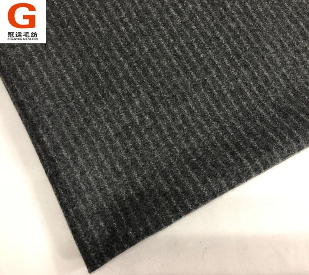 Высококачественная классическая полосатая тканая мужская 100% натуральная шерстяная ткань