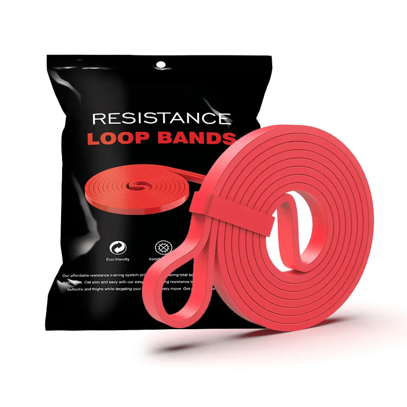 Custom Logo Resistance Band Set Pull Up Assistance Exercise band Gym Fitness TPE Elastic Long Band