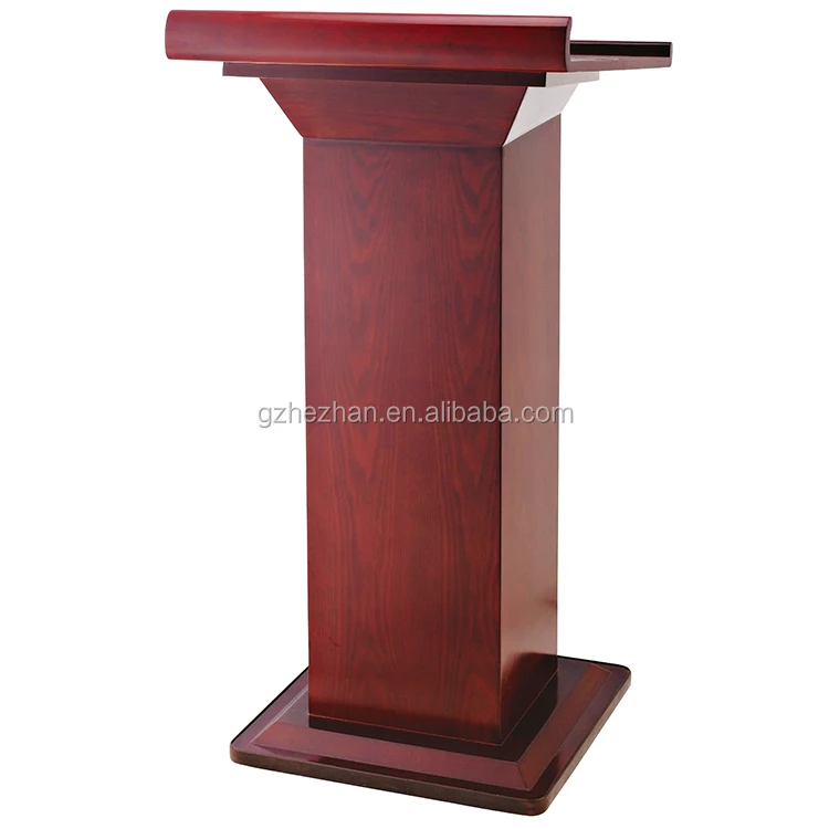 
Wooden Church Pulpit Speech Podium Floor-Standing Lectern Column Conference presentations Podium 