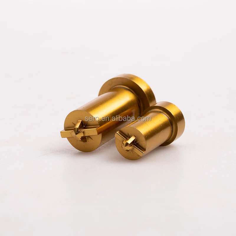 High Precision Customized Screw Punch Slot Heder Punch with Knurlings Screw Second Punch