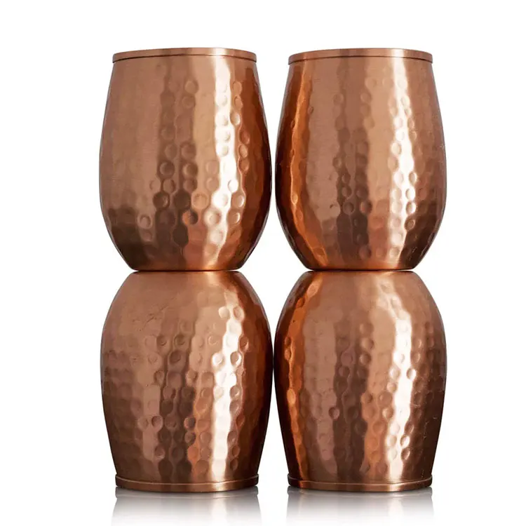 Custom Healthy Eggs Copper Moscow Mule Water Wine Mugs Cups For Drinking Wine Water
