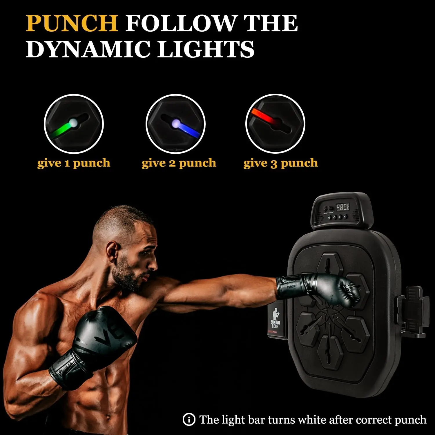 RS OEM Multifunction Kids Boxing Game Electric Punch Machine Sports Toys Boxing Machine With USB Storage Card Function