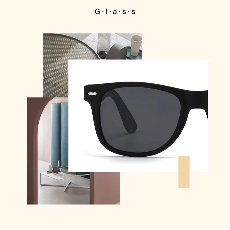 Custom Luxury Unisex Retro Vintage Square Frame Sunglasses UV400 Coated Polarized Lenses TR90 Fashion Driving Shades Men Women