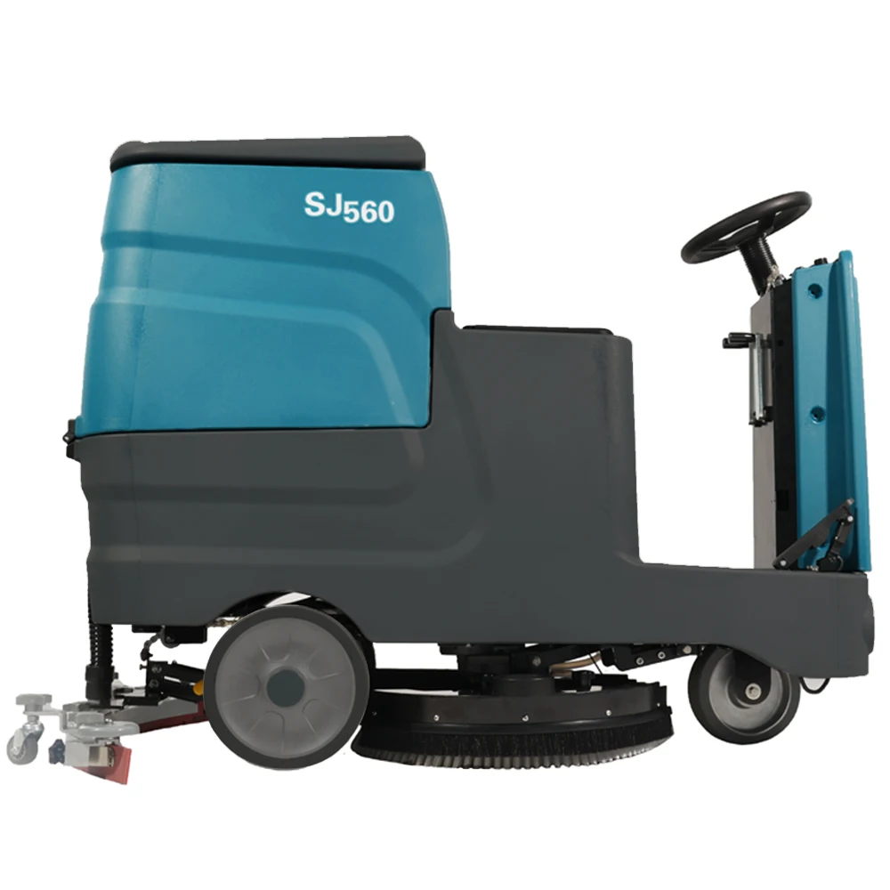 2024 year new model High-Capacity Solution Tank Ride On Floor Scrubber Machine with CE made in Shanghai