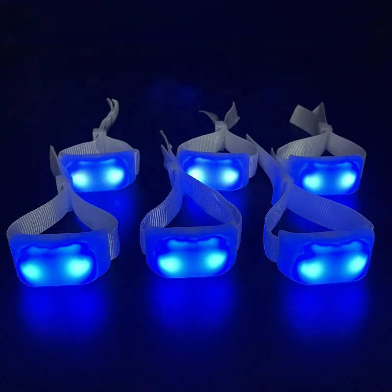 led bracelet concert wireless distance illuminated wristband dmx flash light led wristband remote control bracelet