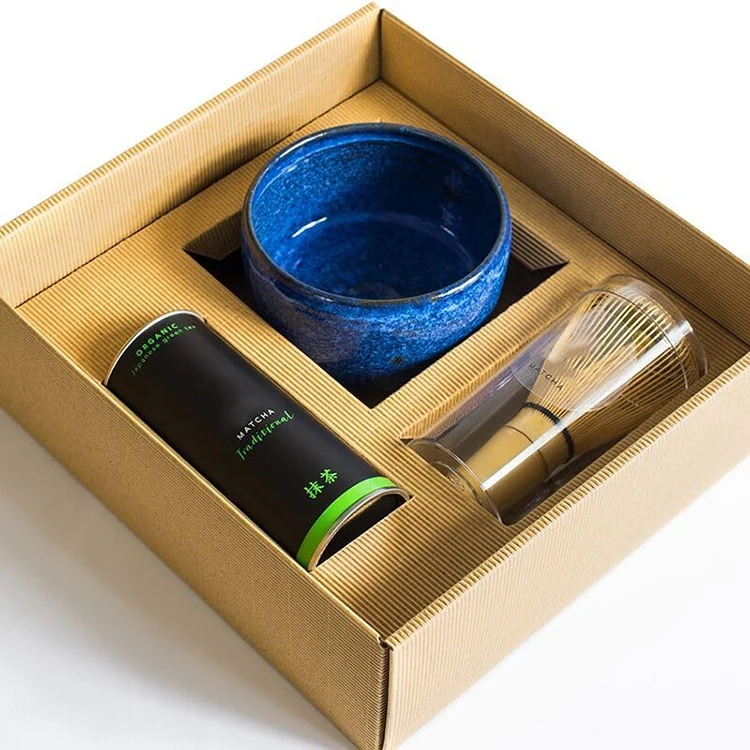 Wholesale Matcha Whisk Set Traditional Matcha Tea Bowl Kit Custom Gift Box and logo