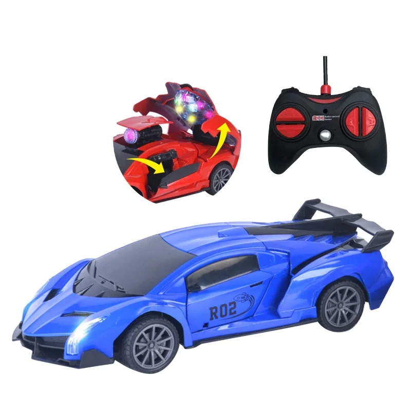 Wholesale Cheap Funny Universal Kids Remote Control Radio Control Transformation Robot Deformation Car Toys
