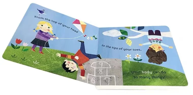 Custom Book Printing Factory OEM Perfect Binding Kids Children English Color Story Book Printing For Children Story Books