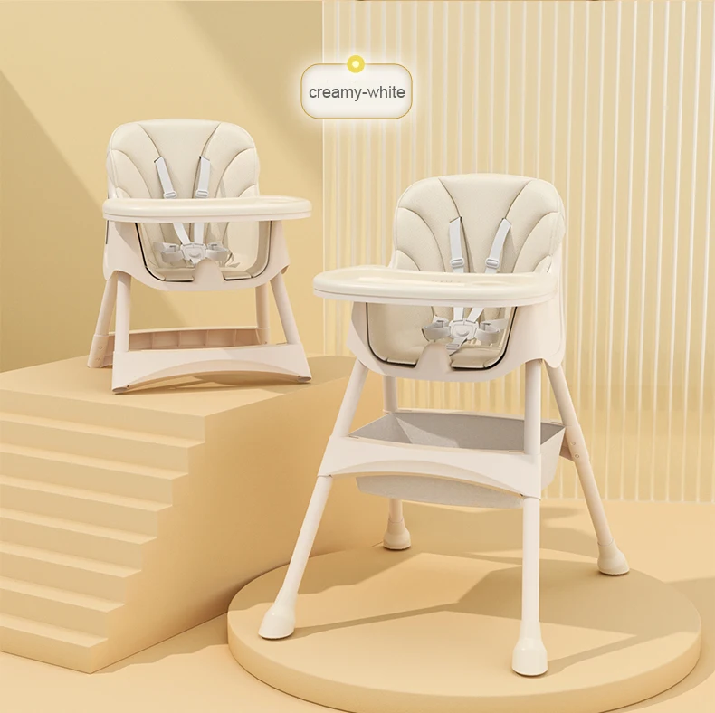 
2021 New design multifunctional foldable adjustable portable high chair feeding seat baby 4 in 1 high chair 