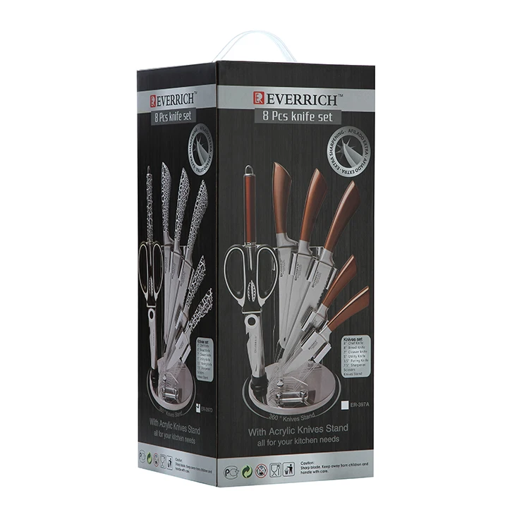 Most Trustworthy Manufacturer Custom 7Pcs Kitchen Knife Chinese For Home Use