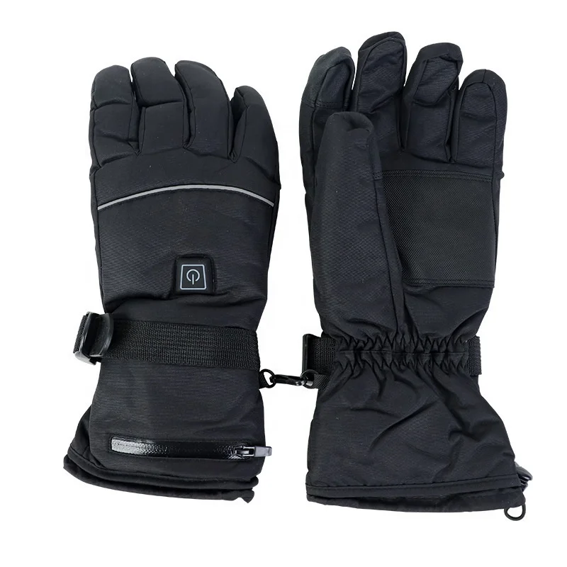 Thermal Men Women waterproof battery rechargeable snowboard motorcycle racing Cycling Winter Heating Ski Electric heated gloves