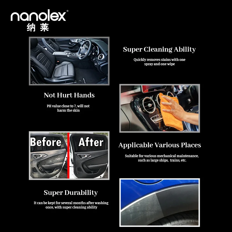 Nanolex 705 Hot Sale Silicone For Tyre Shine Car Tyre Shine Car Cleaning Product High Gloss Tire Dressing