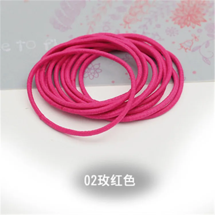 Manufacture Price Elastic Hair Band For Girls Fashion Simple Style Women Rubber Band Hair Gum Ropes Hair Scrunchies