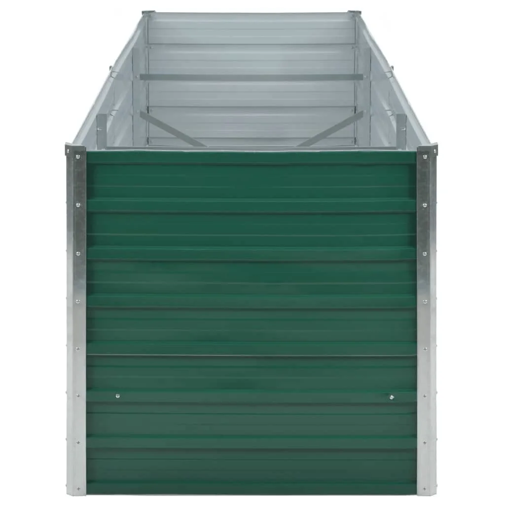 R045 240x80x77cm Garden Raised Bed Big Steel Box Outdoor Metal Gardening Planter Pots Fruit Flowers