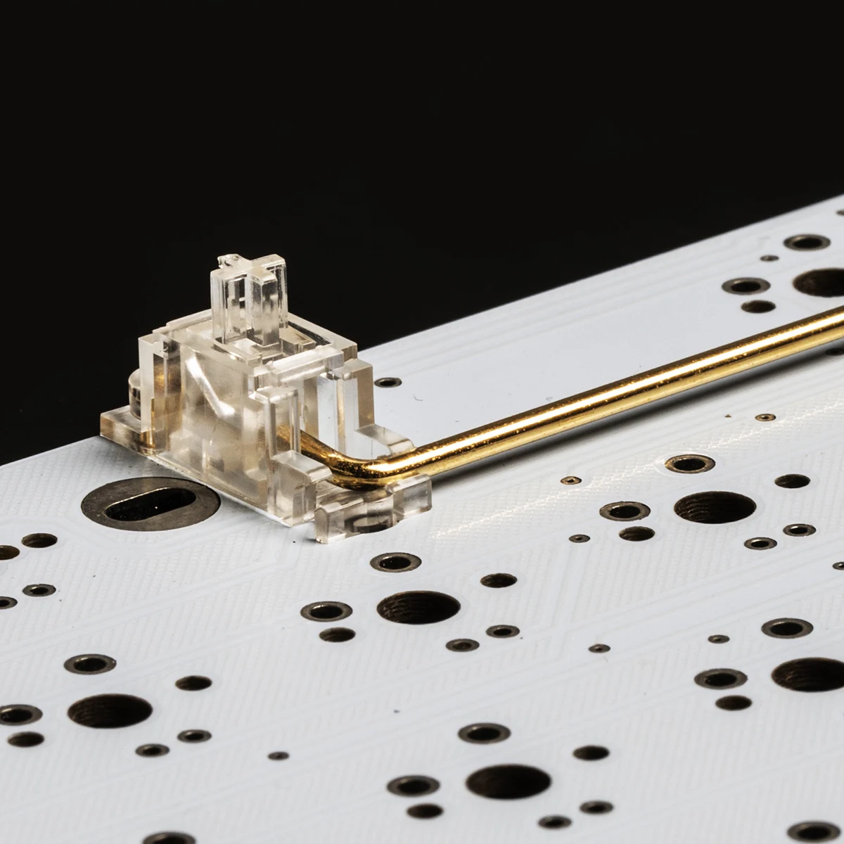 DUROCK Transparent Gold Plated 2U 6.25U 7U 3U Screw in Stabilizers PCB Mount keyboard Stabilizer Space Bar Keycap Stabilisers