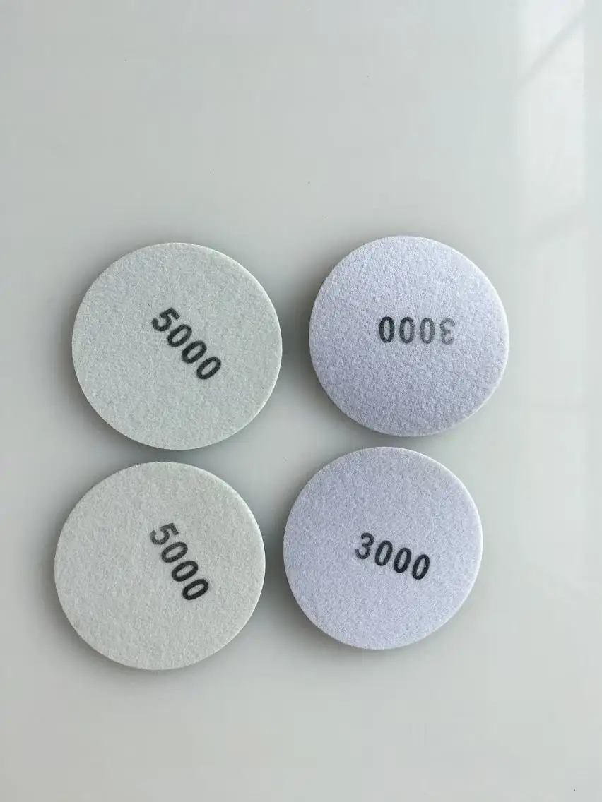 OEM Pyramid Sponge Sand 3inch round Abrasive Tools with  Aluminum Oxide Aluminium Materials for Grinding