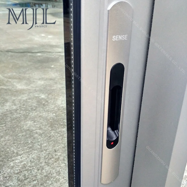 MJL Custom size silver interior aluminum sliding window frame price philippines tempered glass lowes glazed