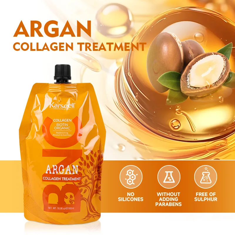 Karseell Hair Mask Hair Treatment Argan Oil Natural Organic Deep Moist Cream Color Keratin Collagen Hair Mask