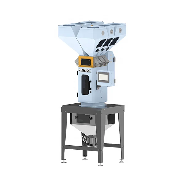 All New 2~ 6 component computerized  plastic pellets gravity  blenders mixers