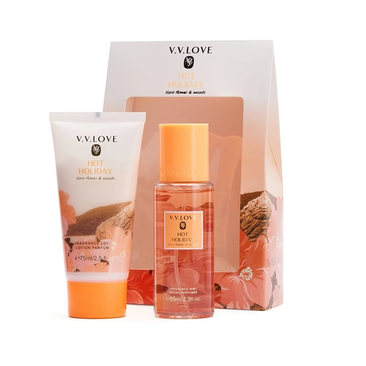 85 ml body mist with 75 ml body lotion gift set deodorant perfume for men and women for daily use