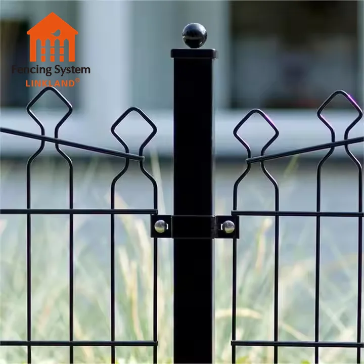 Hot sale Germany double loop wire mesh fence metal twin wire 656 fence outdoor double wire horizontal 868 fence for roadside