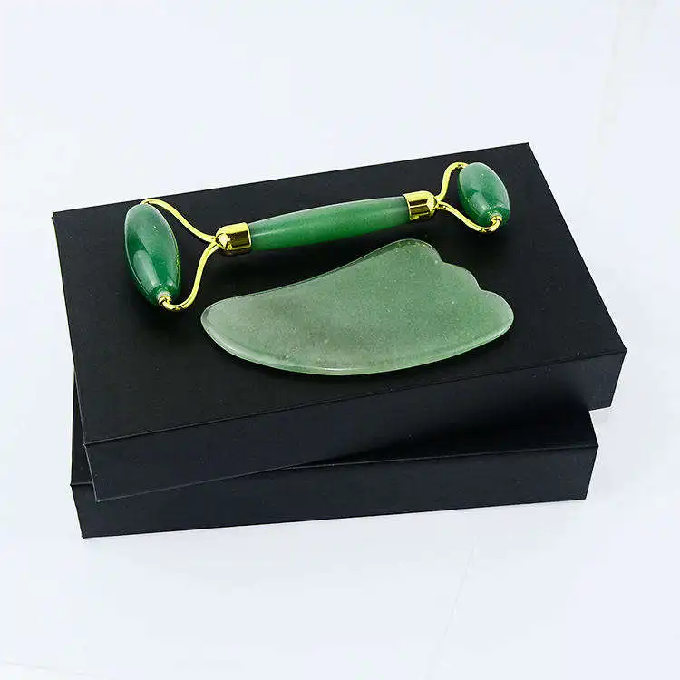 PZ Special Design Widely Used Face Lifting Jade Rollers Bulk Facial Jade Roller Gua Sha Set