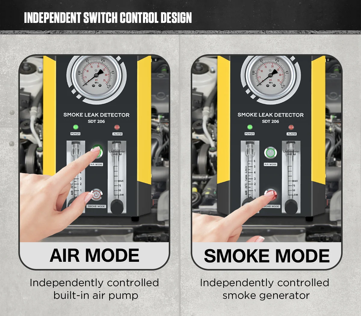 Autool Sdt-206 Auto Engine Leak Tester Leak Test Machine Stop Car Leak Oem,odm Custom Logo Manufacturer Oem / Odm Service