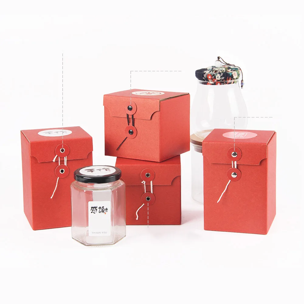 Universal Creative Kraft Paper Custom Chili Mug Tea Sauce Paper Honey Packaging Gift Box