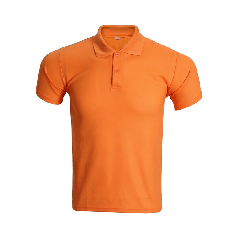 Custom promotional polo shirt lapel quick dry short sleeve overalls embroidery