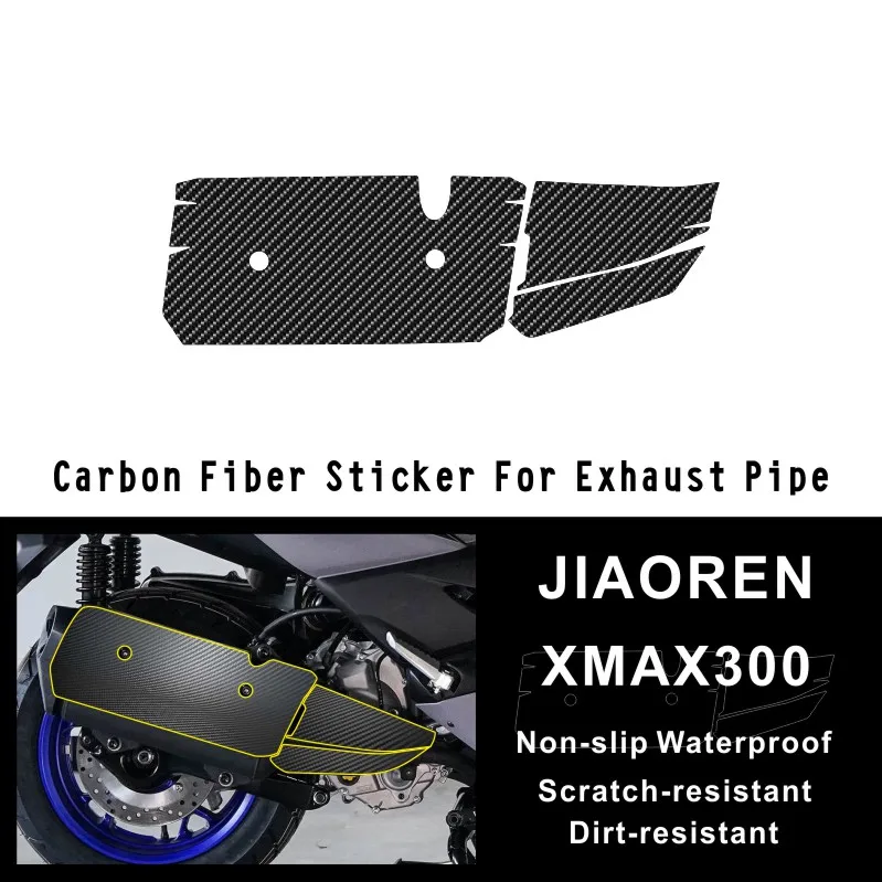 5D Carbon Fiber Sticker For Yamaha Xmax 300 scooter motor bike Protective Film Motorcycle Stickers