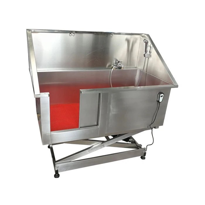 Leshypet  Direct Factory Stainless Steel Dog Bathtubs Customized For Pet Grooming Salon Dog Wash Station Dog Bath Machine