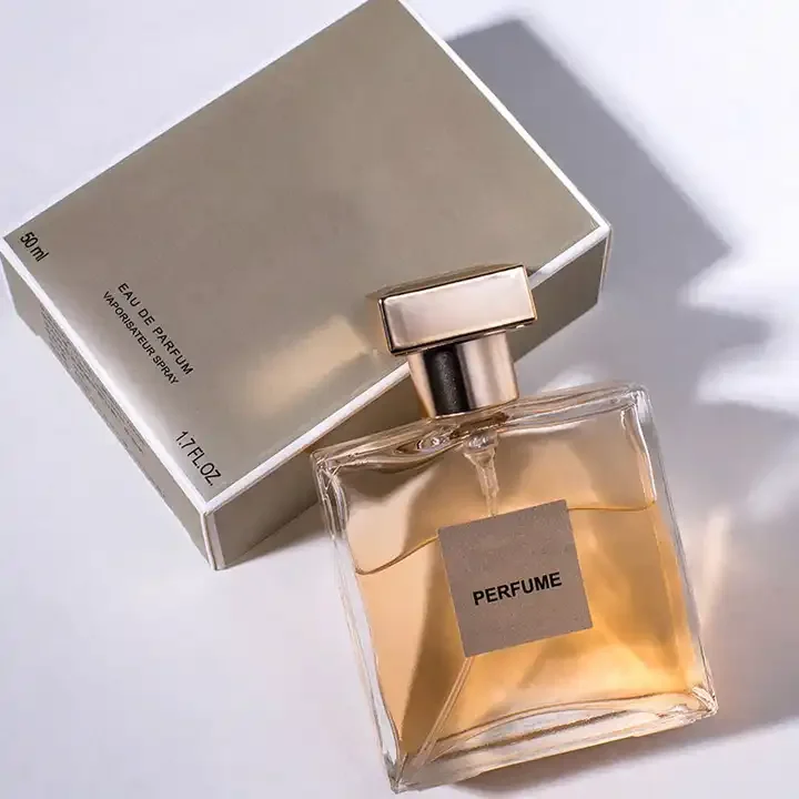 Luxury Square Perfume Spray Bottle High-end 30ml 50ml 100 ml Empty Glass Perfume Bottle With Lid and Box