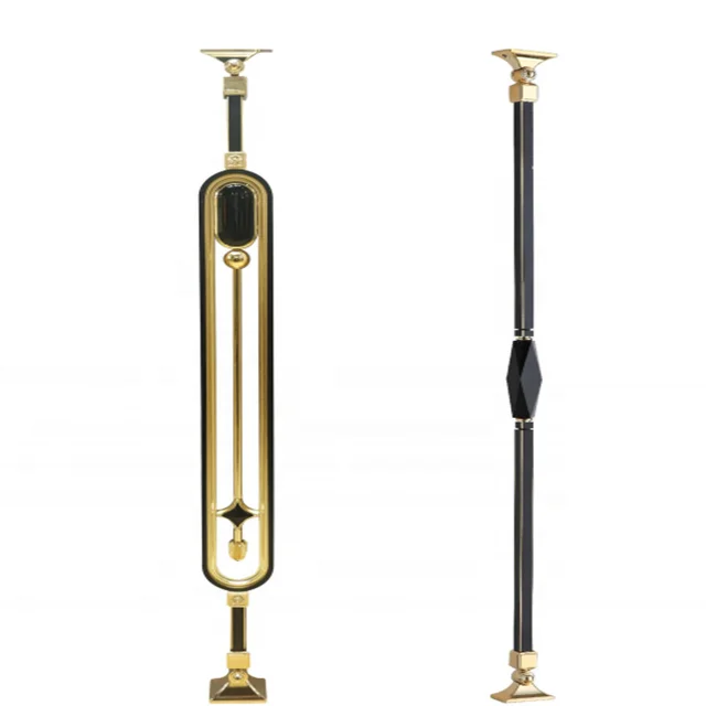 Easy Install New Design Balustrade Pillars Interior Villa Baluster Aluminium Alloy Baluster For Stair