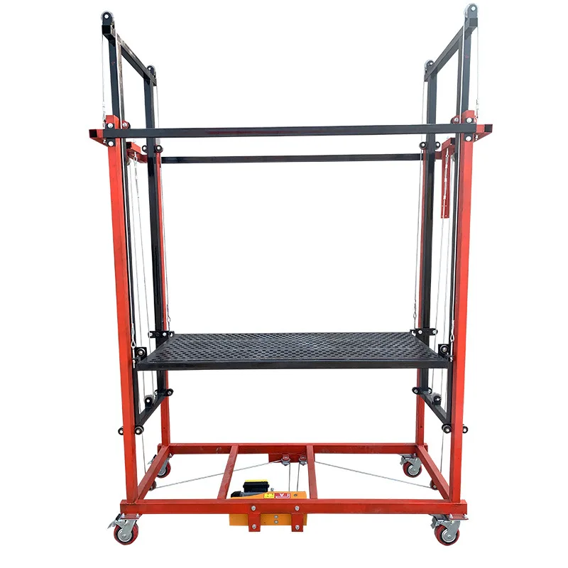 Moveable Efficient Electric lifting  4m/6m/8m scaffolding lift