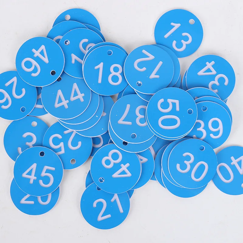 Blue 1-200Numbered Sign Labels Beehive Tags Livestock Garden Tool Set Beekeeping Supply Red Bee Hive Mating Box Mark