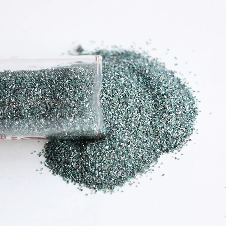 High quality green silicon carbide powder refractory material for sandblasting sic green carborundum sand