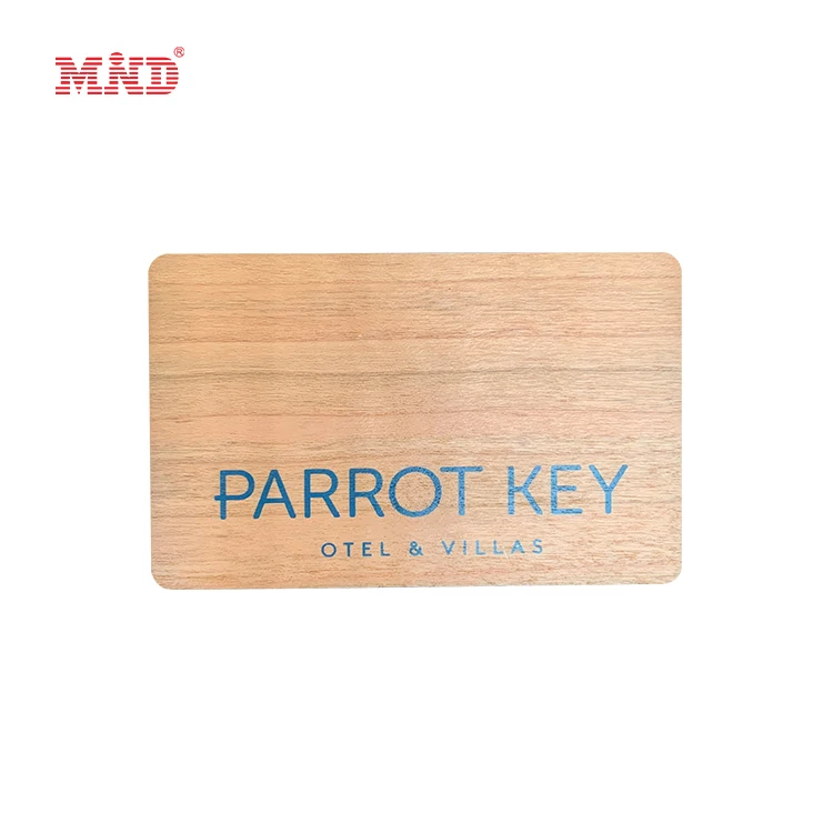 Деревянная визитная карточка NFC по заводской цене