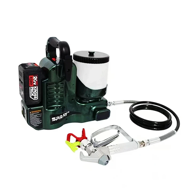 Waist Bag Style 21V Li-Battery Powered Cordless Mini Sprayer Fast Shot Portable Airless Paint Sprayer Quick Spraying Gun