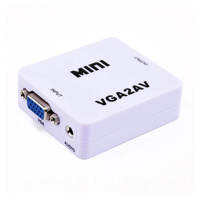 Композитный мини-преобразователь VGA в AV RCA