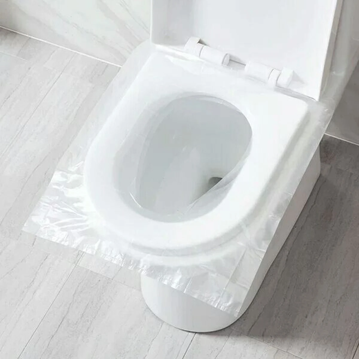 Disposable Paper Toilet Seat Cover Protector Camping Travel Hygienic Toilet Mat Pad Portable Bathroom Supplies Set