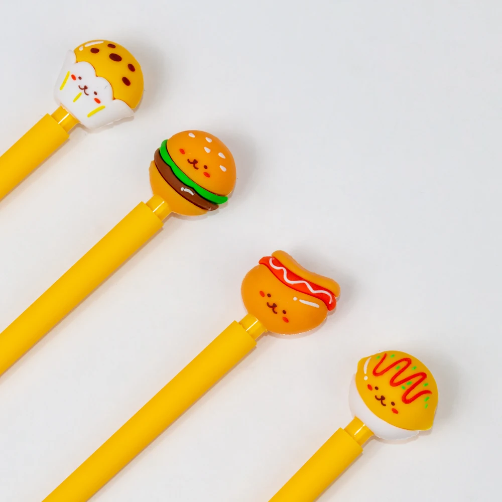 Wholesale pens cute hamburger shape set professional manufacturer mechanical pencil