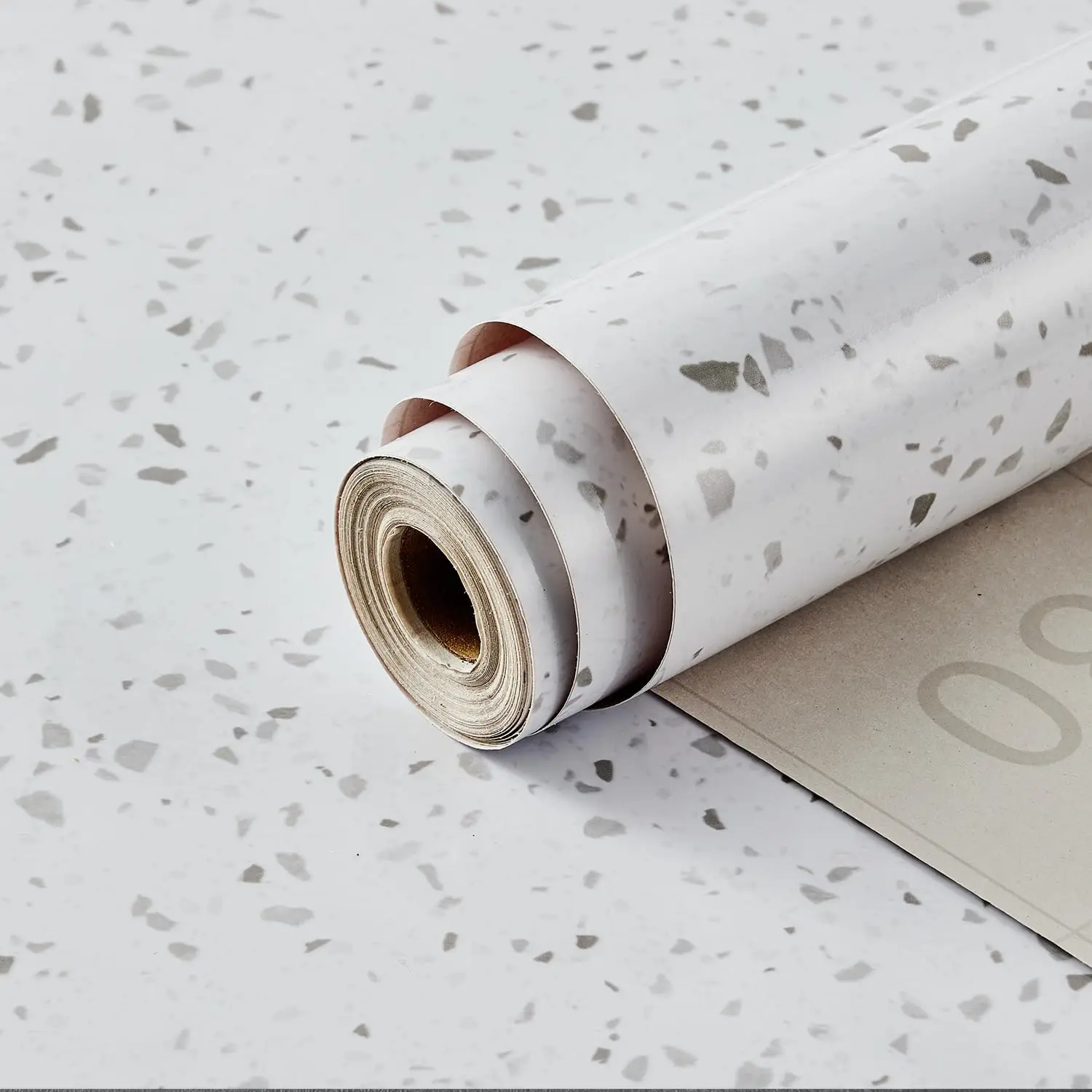 Wholesale Marble wallpaper Self Adhesive Waterproof Gloss Pvc Vinyl WallPaper For Furniture Countertop Renovation