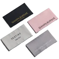 Custom Woven Clothing Label Damask Labels For Garment Woven Labels